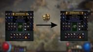 A Chaos Orb can re-roll modifiers on a Rare Item (Image via Grinding Gear Games)